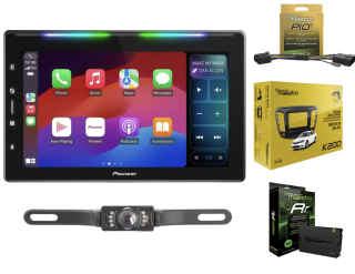 Pioneer DMH-WT6000NEX 10.1" Digital Receiver Backup Camera + ADS-MRR + KIT-C200 Compatible w 2015-17 Chrysler 200