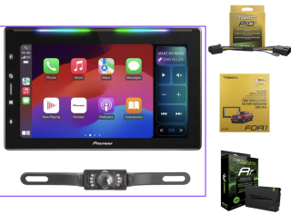 Pioneer DMH-WT6000NEX 10.1" Multimedia Receiver + backup camera & Installation Kit for Ford Vehicles 2009 - 2014  ACC-HU-PIO1 KIT-FOR1 ADS-MRR SV5130IR 