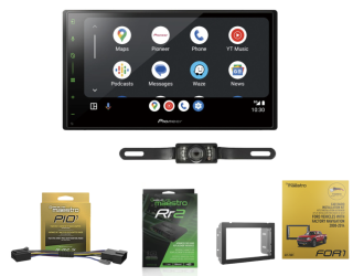 Pioneer DMH-W3050NEX 6.8" HD UPGRADE – Complete Plug-&-Play Bundle for 2009-2014 Ford with modular navigation platform