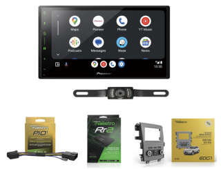 Pioneer DMH-W3050NEX 6.8" Multimedia Receiver + backup camera & Installation Kit for Ford Edge vehicles 2011-2014 with 4.3" OEM screen with Automatic Climate controls. ADS-MRR2 ACC-HU-PIO1 KIT-EDG1
