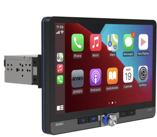 Jensen CAR1215 11.6″ Touchscreen Receiver | Wireless CarPlay, Android Auto, Maestro CAR1215