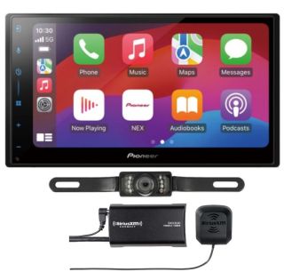 Pioneer DMH-W3000NEX 6.8" Display with LED Backlight  Wireless - Apple CarPlay, Android Auto Amazon Alexa* and Built-in Bluetooth + with SiriusXM Satellite Tuner and Antenna + backup Camera