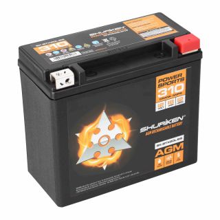 Metra SK-BTX20L-BS 310 Crank AMPS 18AMP Hours AGM Battery