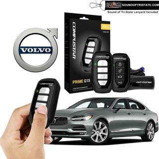 First Tech SKSXC SmartKey Starter for Volvo Vehicles (2015-19) with RF-2WG15-FM 2 Way Paging Remote Start System Installation Included