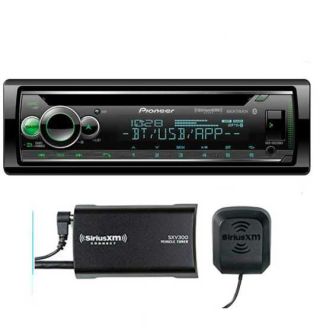 Pioneer DEH-S6220BS CD Receiver with SiriusXM SXV300 Sat Radio Tuner, Antenna Included  