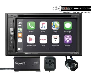 Pioneer AVIC-W6600NEX 6.2" Navigation DVD Receiver with SiriusXM Tuner and Bullet Style Backup Camera