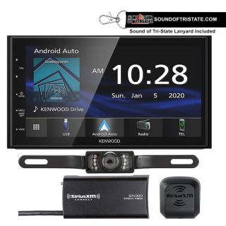 Kenwood DMX4707S Digital Multimedia Receiver with SiriusXM Tuner and License Plate Backup Camera