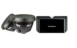 Rockford Fosgate Power T1D412 (pair) &  Rockford Fosgate T1500-1bdCP