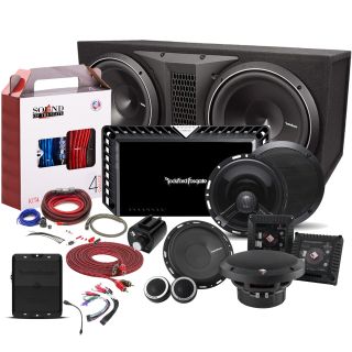 Rockford Fosgate Power T6004 + P3-2X12 + T1650-S + T1650 + PLC2 Remote control + DSR1