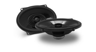 Rockford Fosgate TMS57 5x7" full range coaxial for 1998+ Harley models using a 5x7" speaker; 100 watts RMS, 200 watts peak