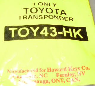 Howard Keys TOY43-HK