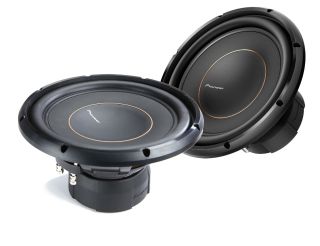 Two Pioneer TS-D12D4 12" subwoofer with dual 4-ohm voice coils