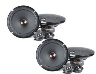 Two Pioneer TS-D65C D Series 6-1/2" component speaker system