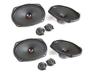 Two Pioneer TS-D69C D Series 6"x9" component speaker system