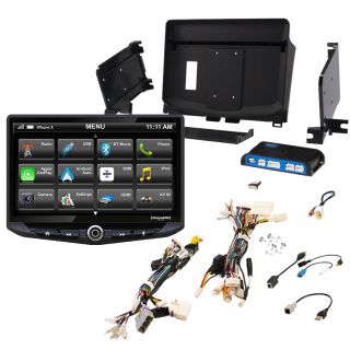 Stinger HEIGH10 Digital Multimedia Receiver 10-inch capacitive touchscreen (does not play CDs) + SR-TAC16H Installation Kit for HEIGH10® Multimedia Head Unit Dash kit and mounting for 2016 - 2021 Toyota Tacoma Vehicles
