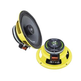 Ground Zero GZCF 6.5SPL-NEO 6.5" High-power 2-way coaxial loudspeaker (yellow basket) (Pair)