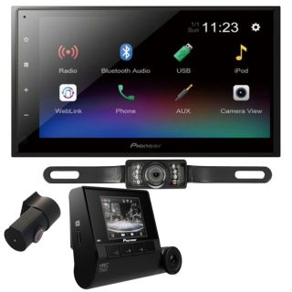 Pioneer DMH-342EX - 6.8" - Vozsis with Amazon Bluetooth, Alexa, Back-up Camera Ready, Smartphone Compatible - Digital Media Receiver - Black
