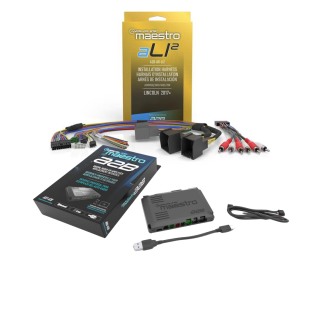 Idatalink Maestro ADSA2B Advanced radio and amplifier replacement interface for vehicles with digital audio using A2B Bundled with iDatalink A2B-AR-Li2 Harness Connect a Maestro A2B amplifier replacement module in select 2017-up Lincoln vehicles