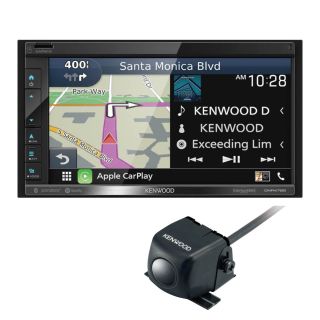 Kenwood DNR476S 6.8" WVGA Digital MultiMedia Receiver with Garmin Navigation + CMOS-230 Rearview Reverse Car Backup Camera