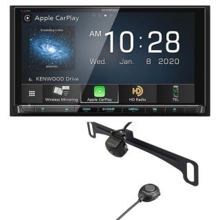 Kenwood Excelon DDX9907XR 6.8" Capacitive Touch Panel DVD Receiver Bluetooth & HD Radio +Universal backup camera with 4 view modes 