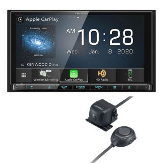 Kenwood Excelon DDX9907XR 6.8" Capacitive Touch Panel DVD Receiver Bluetooth & HD Radio +Universal backup camera with 4 view modes 