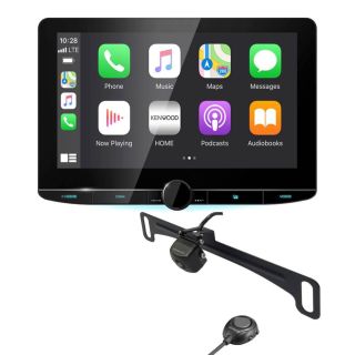Kenwood Excelon DMX1057XR 10.1" Digital Multimedia Receiver w/ AM/FM Tuner, Built-in Bluetooth, Built-in HD Radio + CMOS-320LP Universal backup camera with 4 view modes
