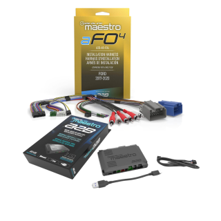 Idatalink Maestro ADSA2B Advanced radio and amplifier replacement interface for vehicles with digital audio using A2B Bundled with iDatalink A2B-AR-FO4 Harness Connect a Maestro A2B amplifier replacement module in select 2017-20up Ford Vehicles