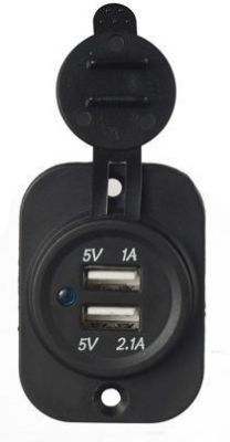 Advent USBCHG1 Dual Outlet Flush or Surface Mount Universal USB Charger. 
