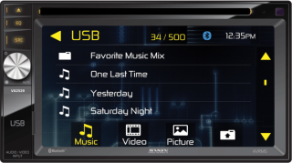 Jensen VX2529 Double Din 6.2" DVD Audio/Video Receiver