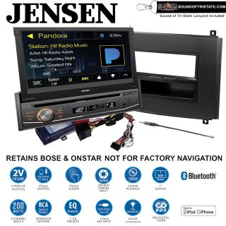 Jensen VX3518 7” DVD Receiver  fits 2003-2007 Cadillac CTS, 2004-2006 SRX