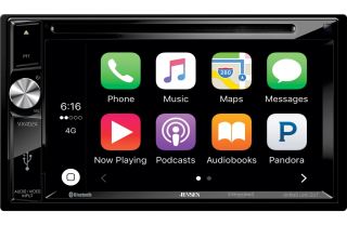 Jensen VX4024 6.2" touchscreen display DVD/CD receiver with Apple CarPlay