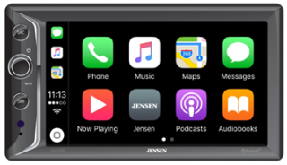 Jensen VX5228 Multimedia Receiver with 6.2" LCD Display with Apple CarPlay! (Does NOT Play CDS)