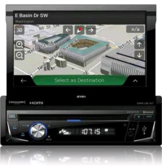 Jensen VX7014 Single Din 7" TFT Multimedia Receiver w/ CarPlay