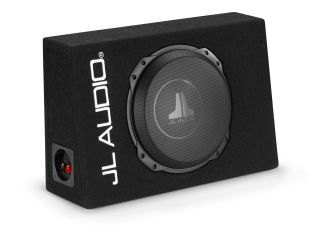 JL Audio CS110TG-TW3 Enclosed Subwoofer System with Single 13TW5v2-2 Subwoofer Driver, Black Carpet (600 W, 2 Ω) - Sealed Enclosure