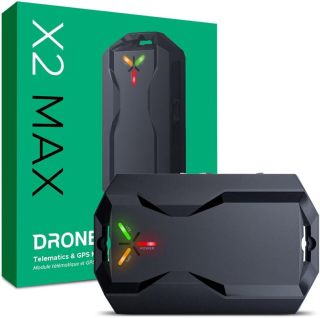 DroneMobile X2-MAX with LTE + Advanced GPS + Backup Battery Add-On Module Location Tracker: Vehicle LTE GPS Tracker with Smartphone Control & Vehicle Health Monitoring (Subscription Required)
