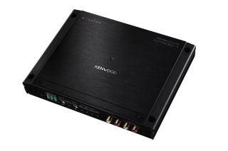 Kenwood eXcelon XR601-1 Reference Fit Mono Power Amplifier with 600W x 1 output at 2 ohms, 1200W maximum power, Bass Knob Included, Speaker Level Inputs
