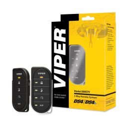 Viper D9857V Responder 2-way, 1-Mile LED Remote Control Transmitter RF Kit With Antenna And Companion 1/2-Mile, 1-Way Remote Control For Viper's Premium DS4VP System