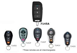 Automate Directed Electronics 4 Button Replacement Remote Transmitter New 7145V, 7145A, 7142V, 7141V, 7141P