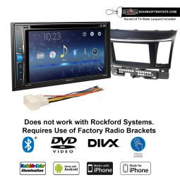 Pioneer AVH-221EX Multimedia DVD-Receiver + install kit fits 2008-2015 Mitsubishi Lancer