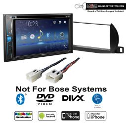 Pioneer AVH-221EX Multimedia DVD-Receiver + install kit fits 2002-2004 Nissan Altima