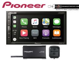 Pioneer AVH-2500NEX DVD Receiver with SiriusXM SXV300V1 Satellite Radio Tuner and Antenna Package