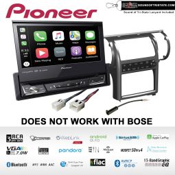 Pioneer AVH-3500NEX Single Din Multimedia DVD Receiver  2003-2004 Infiniti G35 (Gun Metal) (Single Zone A/C Controls)
