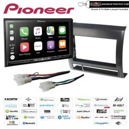 Pioneer-AVH-W4500NEX DVD Receiver with Installation Kit and Wire Harness for 05-11 Non Amplified Toyota Tacoma (Black)
