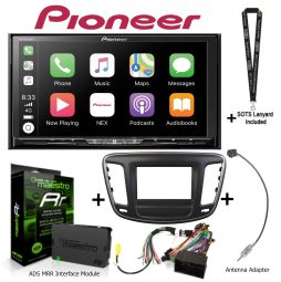 Pioneer AVH-W4500NEX DVD Receiver ADS Dashkit KIT-C200 for Chrylser Maestro Interface Pkg