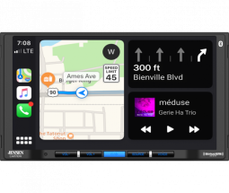 Jensen CAR710W Multimedia Receiver w/ Apple Carplay & SiriusXM-Ready (Does Not Play CDs)