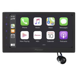 Pioneer DMH-1770NEX 6.8" Digital Multimedia Receiver (does not play discs) w/ built-in Bluetooth, Apple CarPlay & Android Auto compatible + Bullet style Back-up Camera