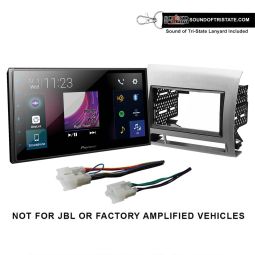 Pioneer DMH-2660NEX  Digital Multimedia Receiver + install kit 05-11 Non Amplified Toyota Tacoma (Silver)