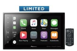Pioneer DMH-C5500NEX Digital Media Receiver with 8" Capacitive Touchscreen Apple CarPlay, Android Auto, Built-in Bluetooth, HD Radio Tuner, SiriusXM-Ready and Weblink