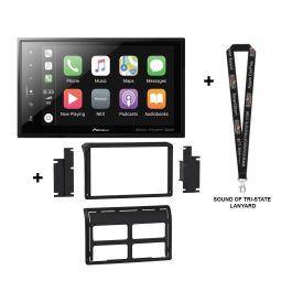 Pioneer DMH-C5500NEX Digital Multimedia Receiver + Metra Dash Kit 108-CH1B for Jeep Wrangler 2011-2017 - Pioneer 8-inch Radios + SOTS Lanyard