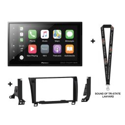 Pioneer DMH-C5500NEX Digital Multimedia Receiver + Metra Dash Kit 108-TOY1B for Toyota Tundra/Sequoia (2007-2013) - Pioneer 8-inch Radios + SOTS Lanyard